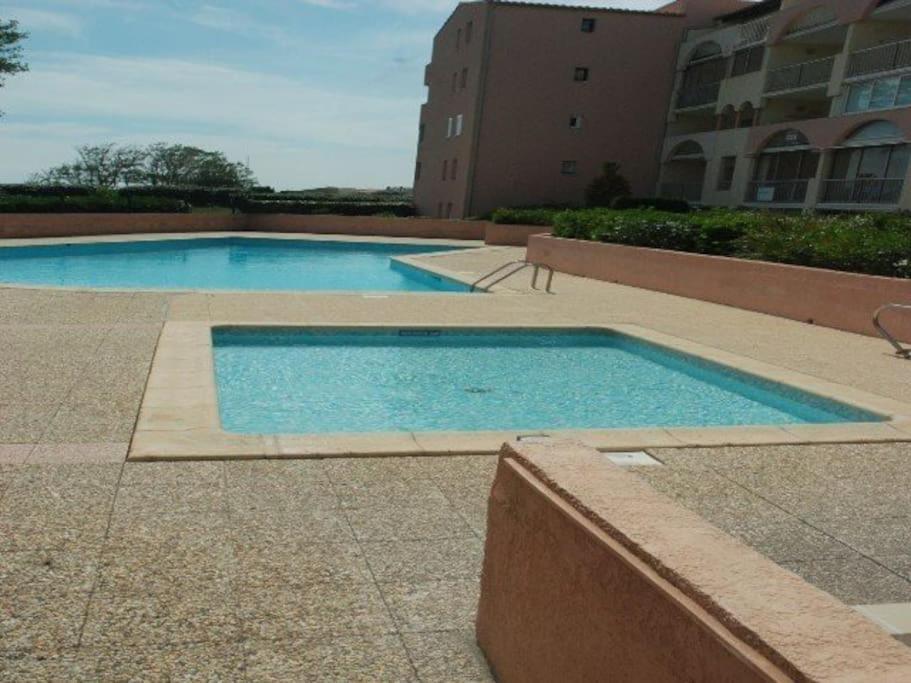 Amouvera C14, T2 Vue Mer, Piscine, Clim, Parking Agde Zewnętrze zdjęcie